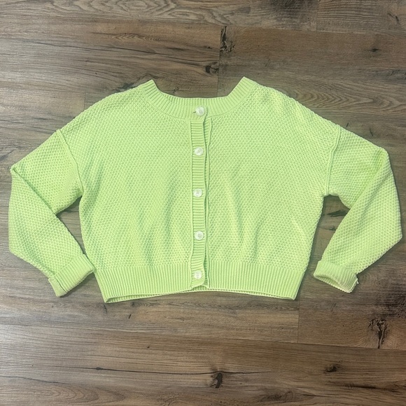 Jessica Simpson Light Green Women's Cardigan - Picture 1 of 5